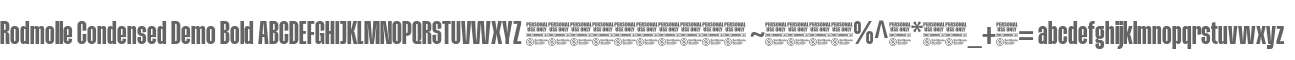 Rodmolle Condensed Demo