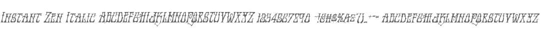 Instant Zen Italic