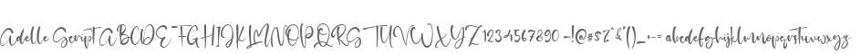 Adelle Script