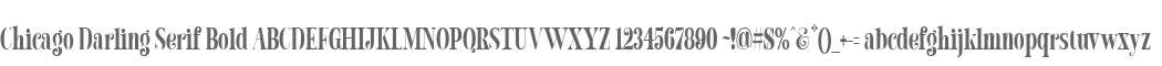 Chicago Darling Serif