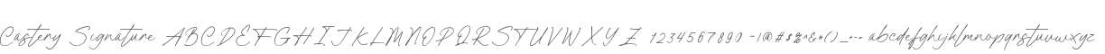 Castery Signature