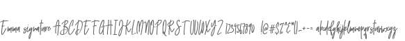 Emma signature