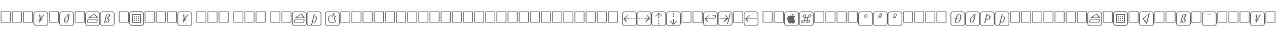 PIXymbols Unikey W95 Two Bold