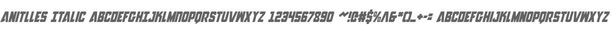 Anitlles Italic
