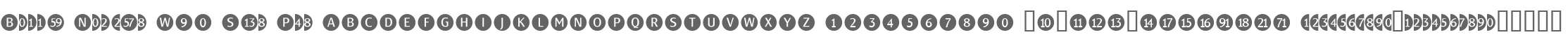 Bullet Numbers W90 Sans Pos