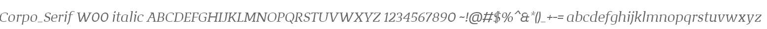 Corpo_Serif W00 italic