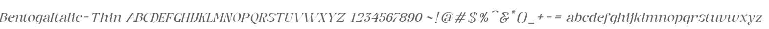 Gibson Serif Thin