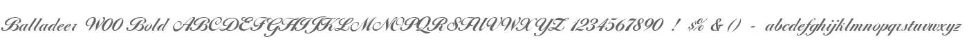 Balladeer W00 Bold