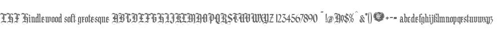 LHF Hindlewood soft grotesque