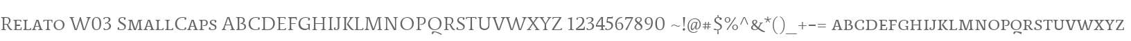 Relato W03 SmallCaps