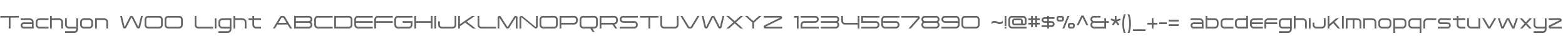 Tachyon W00 Light
