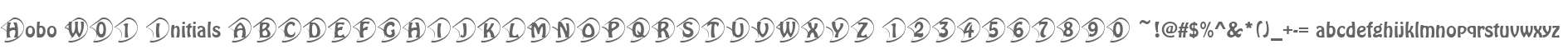 Hobo W01 Initials