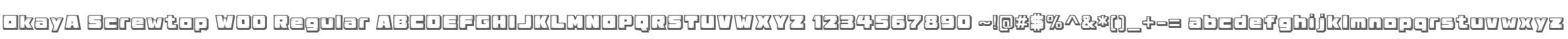 OkayA Screwtop W00 Regular
