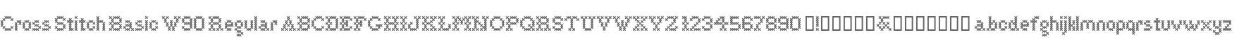 Cross Stitch Basic W90 Regular