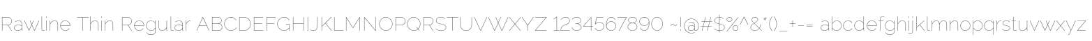 Rawline Thin