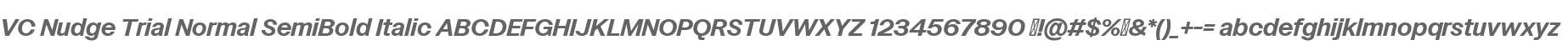 VC Nudge Trial Normal SemiBold