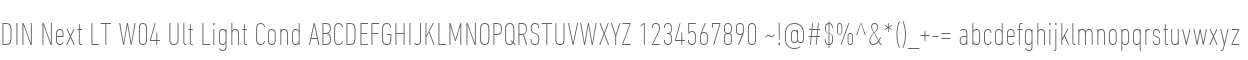 DIN Next LT W04 Ult Light Cond