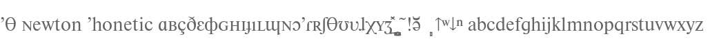 PT Newton Phonetic
