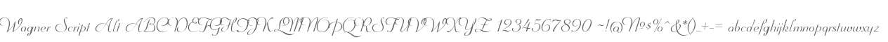 Wagner Script Alt