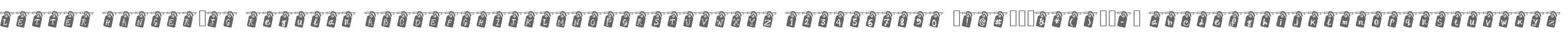 LETTER HANGER_JG Regular