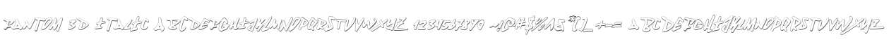 Fantom 3D Italic