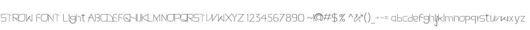 STROW FONT Light