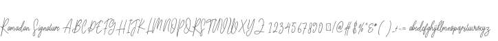 Ramadan Signature