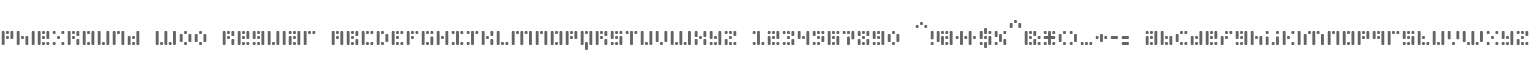 PhlexRound W00 Regular