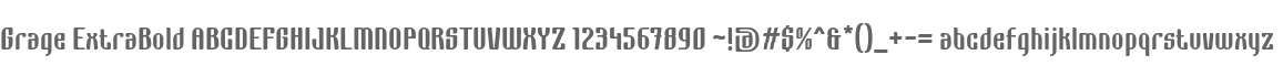 Grage ExtraBold