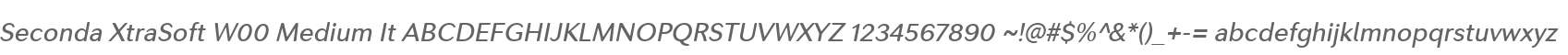 Seconda XtraSoft W00 Medium It