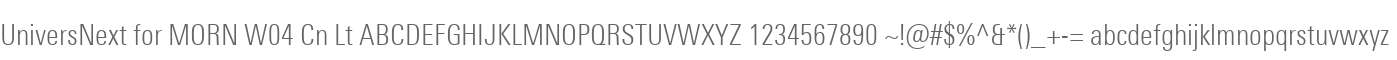 UniversNext for MORN W04 Cn Lt