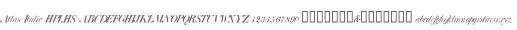 Atlas Italic HPLHS