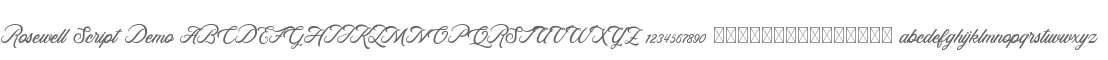 Rosewell Script Demo