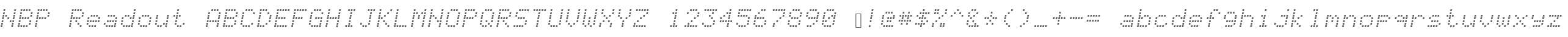 NBP Readout