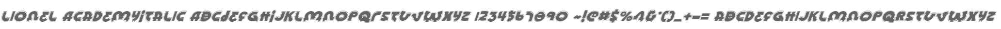 Lionel AcademyItalic