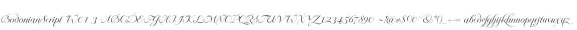 BodonianScript W01 3