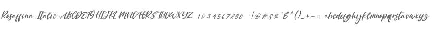 Rosaffina Italic