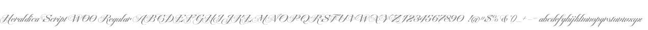 Heraldica Script W00 Regular