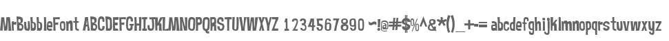 MrBubbleFont