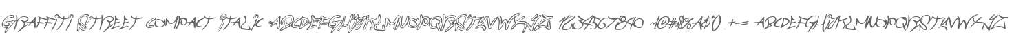 Graffiti Street Compact Italic