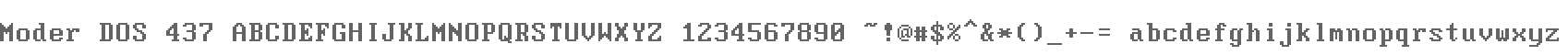 Moder DOS 437