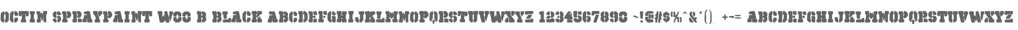 Octin Spraypaint W00 B Black