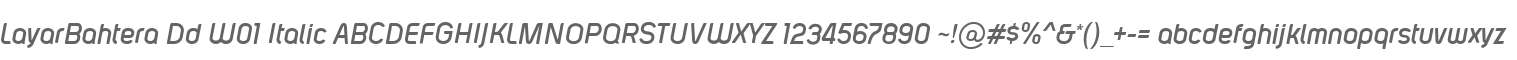 LayarBahtera Dd W01 Italic
