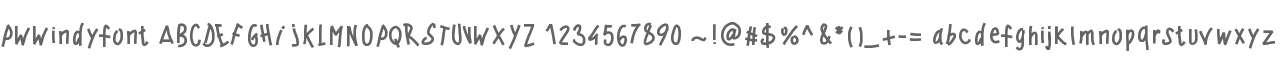 PWWindyfont