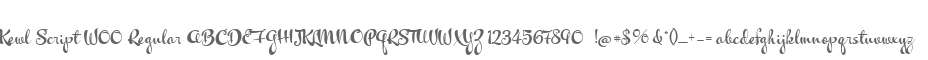 Kewl Script W00 Regular