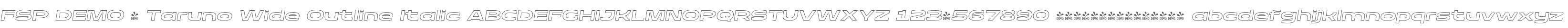 FSP DEMO - Taruno Wide Outline