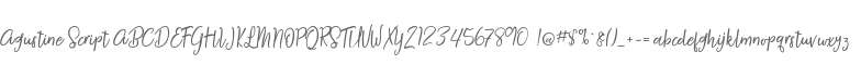 Agustine Script