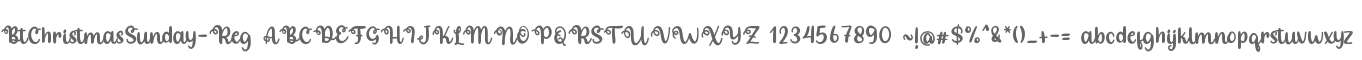 Bt Christmas Sunday Reg