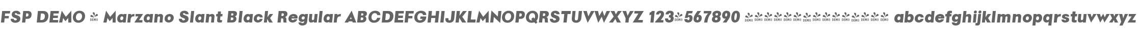 FSP DEMO - Marzano Slant Black
