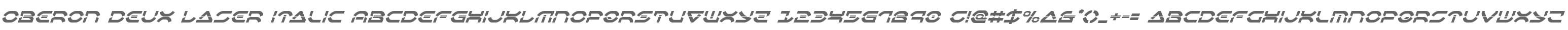 Oberon Deux Laser Italic